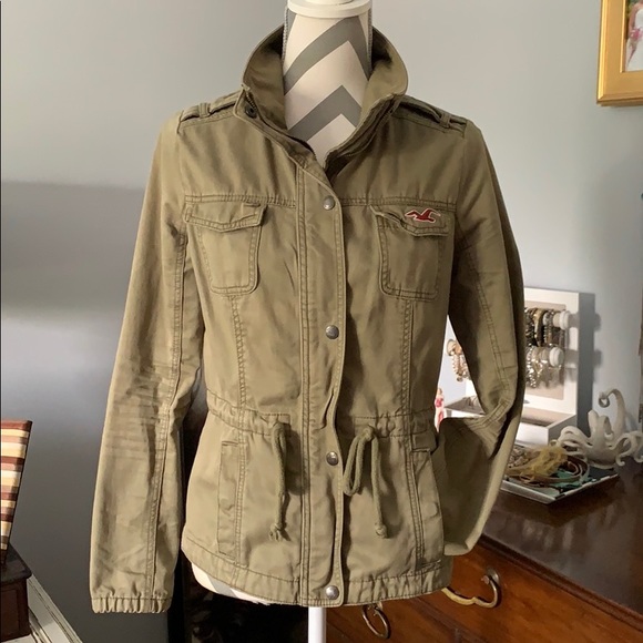 Hollister Jackets & Blazers - Hollister Army Green Utility Jacket